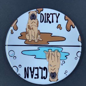 Fawn Shar Pei Dog Dishwasher Magnet Kitchen Decor